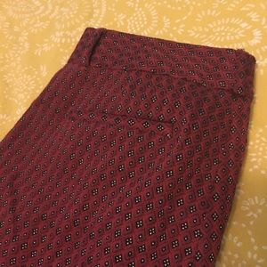 Women’s embroidered chino pant